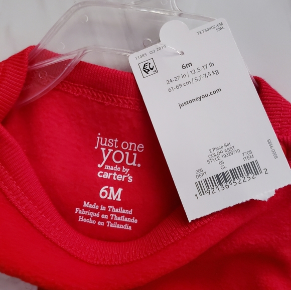 Carter's Baby Lot Outfit and Bibs Sz. 6 Months - Picture 12 of 12